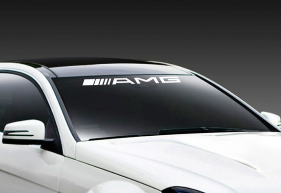 leiderschap ik betwijfel het definitief AMG Mercedes Benz Racing Windshield Decal Sticker CLS63 CL65 - Etsy