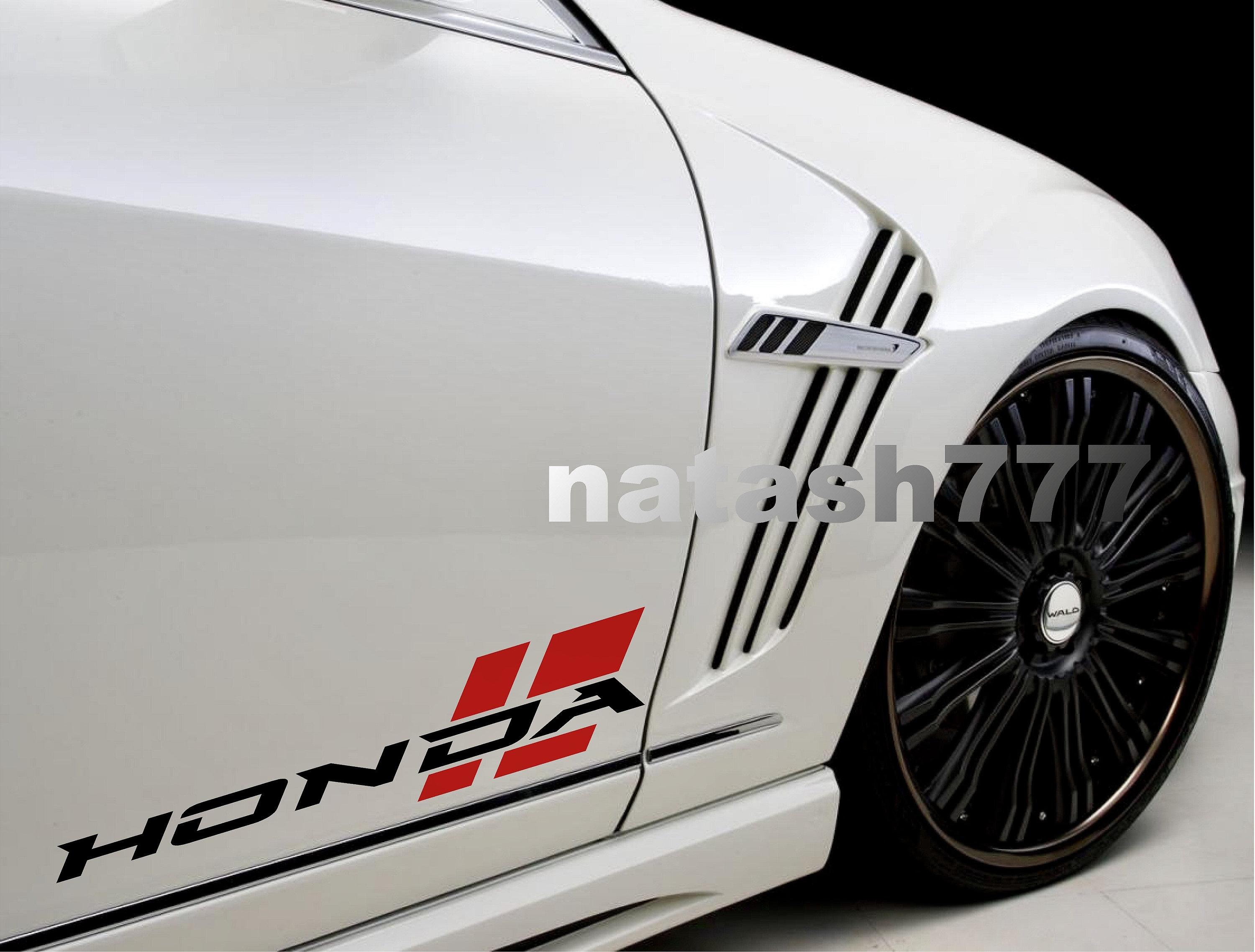 Honda car sale decals and graphics
