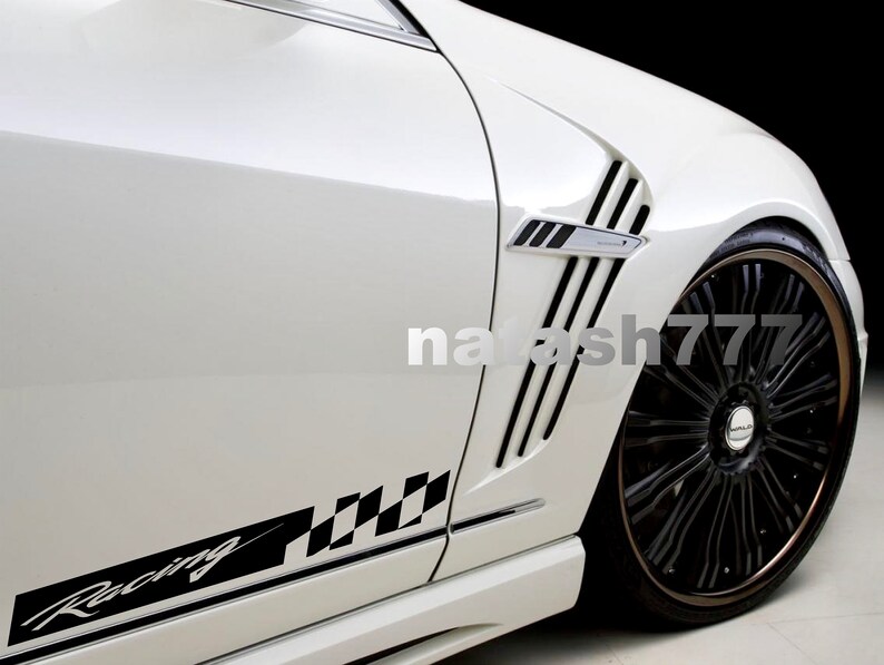RACING Sport Vinyl Decal Sticker Auto Performance Car Truck Suv Emblem