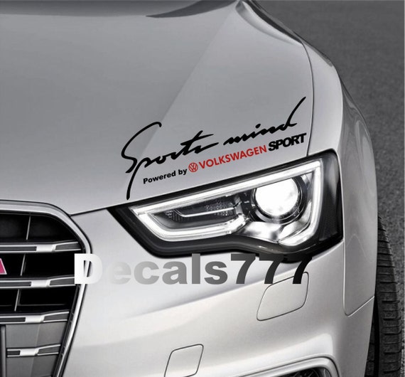 Sports Mind Powered by Fits: AUDI Motor Sport Decal Sticker Racing  Performance