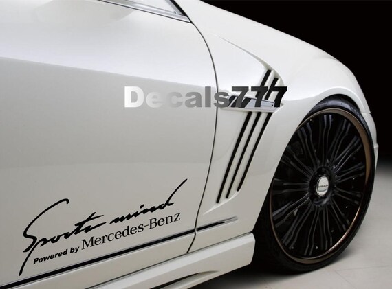 Sports Mind Powered by Mercedes Benz Racing C55 C36 Clk SLK300 E55 CLS63  E63 AMG C250 C300 S550 SL550 CLS550 SL550 E350 ML350 Decal Sticker -   Canada