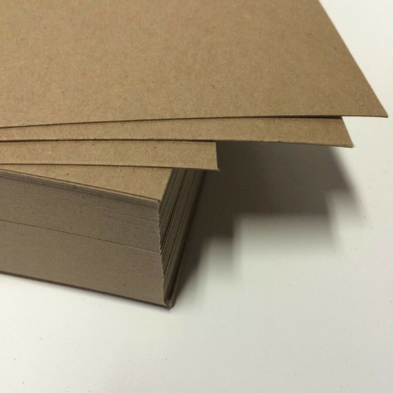 200 8.5 X 11 Chipboard Pads Cardboard Boxes Sheets Strengthen