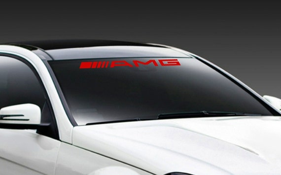 Amg Mercedes Benz Racing Windshield Decal Sticker Cls63 Cl65 Etsy