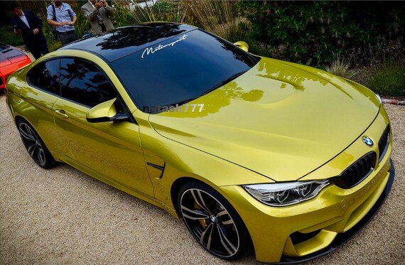 Bmw sale windshield sticker