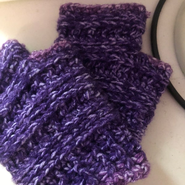 Crochet Fingerless Gloves Mittens