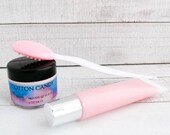 Cotton Candy Exfoliating Lip Scrub, Extra Fine Sugar, Vegan Skincare