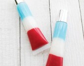 Red, White And Blue Popsicle Exfoliating Lip Scrub, Extra Fine Sugar, Vegan Skincare