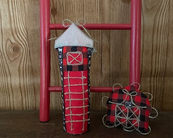 Silo farmhouse tiered tray decoration / Gift