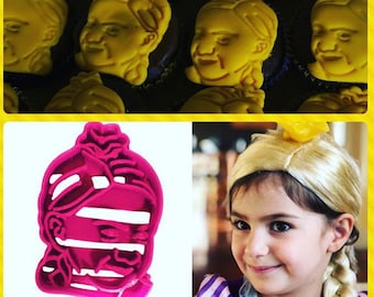 Birthday Gift - Personalized Portrait Custom Cookie Cutter based on Picture - Exceptional Quality -  Lovely Gift Idea - Fast Shipping