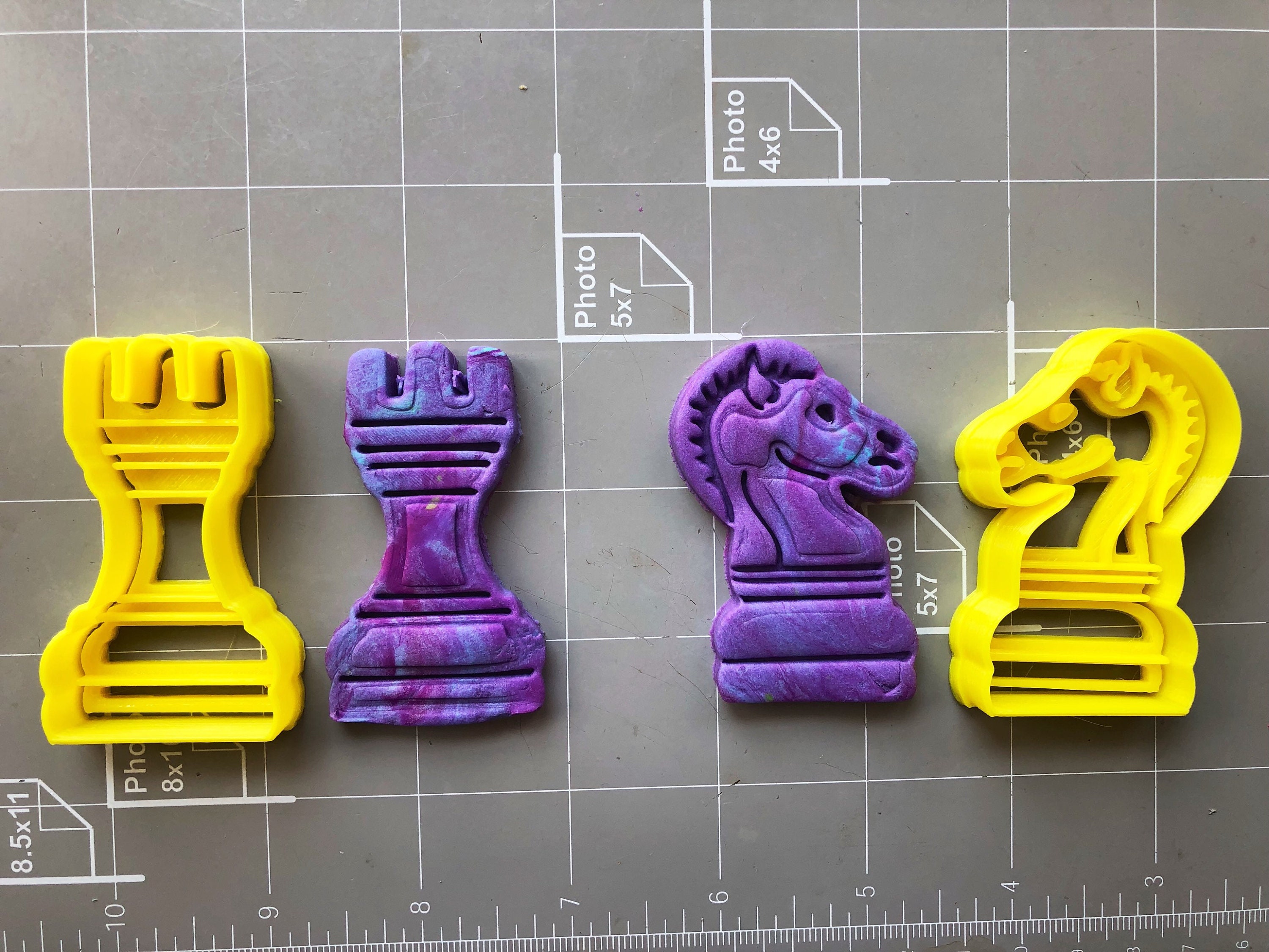 Chess Set in Details Cookie Cutter- Fast Shipping - Sharp Edges ...