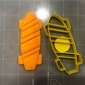 Skateboard Cookie Cutter- Fast Shipping - Sharp Edges - Exceptional Quality