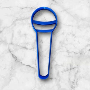 Cortador de galletas con forma de micrófono. Envío rápido. Bordes afilados. Calidad excepcional.