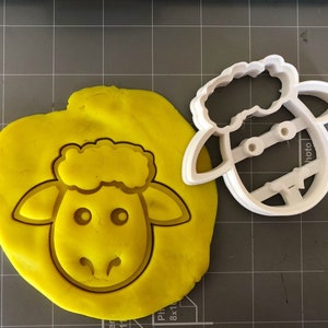Sheep Face Cookie Cutter - Animal Cookie Cutter- Fast Shipping - Sharp Edges - Exceptional Quality