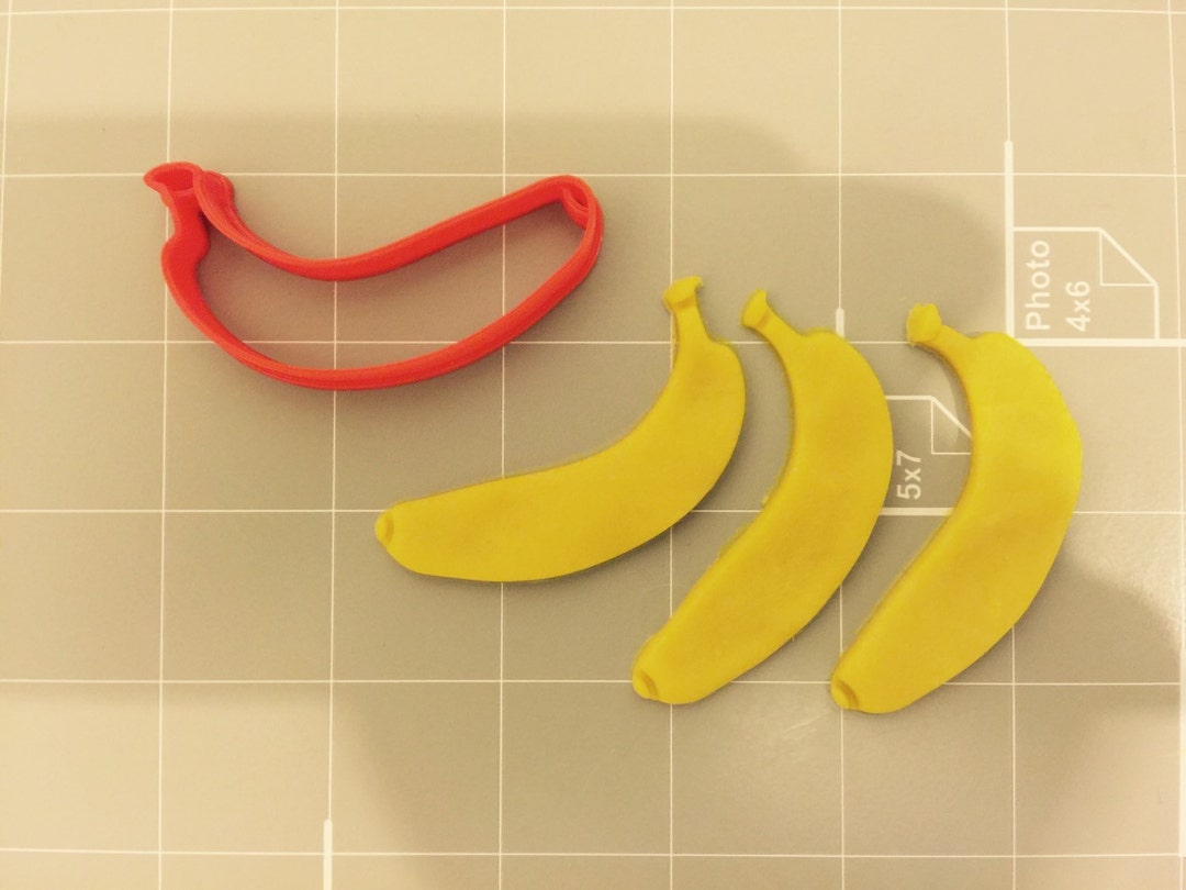 Banana Cookie Cutter Fast Shipping Sharp Edges Exceptional Quality Etsy