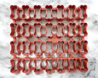 Dog Bone Multicutter (1&quot;x 28 bones)- Fast Shipping - Sharp Edges - Exceptional Quality