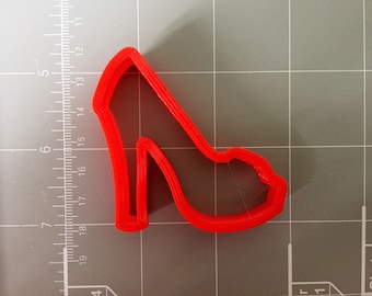 Silhouette Shoe Cookie Cutter-High Heel- Fast Shipping - Sharp Edges - Exceptional Quality