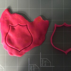 Plaque shape 1 Cookie Cutter- Fast Shipping - Sharp Edges - Exceptional Quality