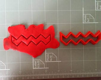 Chevron Cookie Cutter - Choose Your Size- Fast Shipping - Sharp Edges - Exceptional Quality