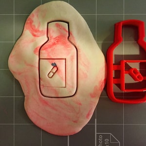 Medicine Bottle Cookie Cutter- Fast Shipping - Sharp Edges - Exceptional Quality