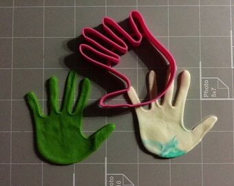 Hand Palm Cookie Cutter- Fast Shipping - Sharp Edges - Qualité exceptionnelle
