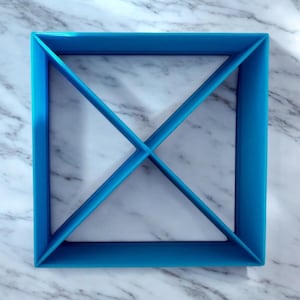 4 x 3.5”x 2.5” Triangle Shape Multi Cutter - Fast Shipping - Sharp Edges - Exceptional Quality
