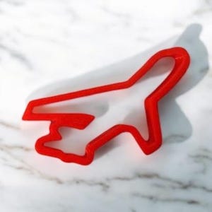Airplane Cookie Cutter- Fast Shipping - Sharp Edges - Exceptional Quality