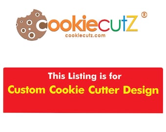Custom Cookie Cutter Design Based on Your Sketch, Picture, Logo, Or Artwork For Complex Designs & Large Sizes - Very Fast Turnaround Time