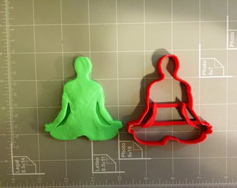 Yoga Cookie Cutter- Fast Shipping - Sharp Edges - Exceptional Quality