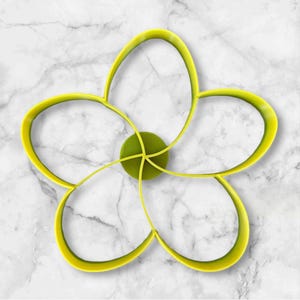 Plumeria Frangipani Blossom Flower Cookie Cutter - snelle verzending - scherpe randen - uitzonderlijke kwaliteit