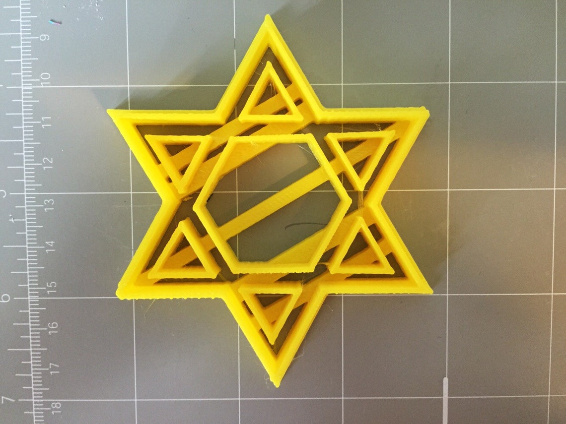 Star of David Cookie Cutter Fast Shipping Sharp Edges | Etsy