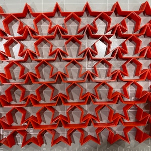 Star Shape Multi Cutter ( 1.25”x 36 Stars )- Fast Shipping - Sharp Edges - Exceptional Quality