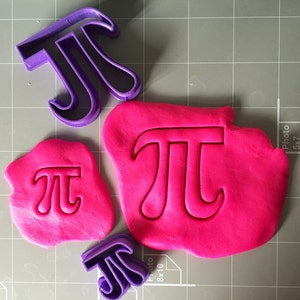 Pi Sign Cookie Cutter Select Your Size Fast Shipping Sharp Edges Exceptional Quality image 2