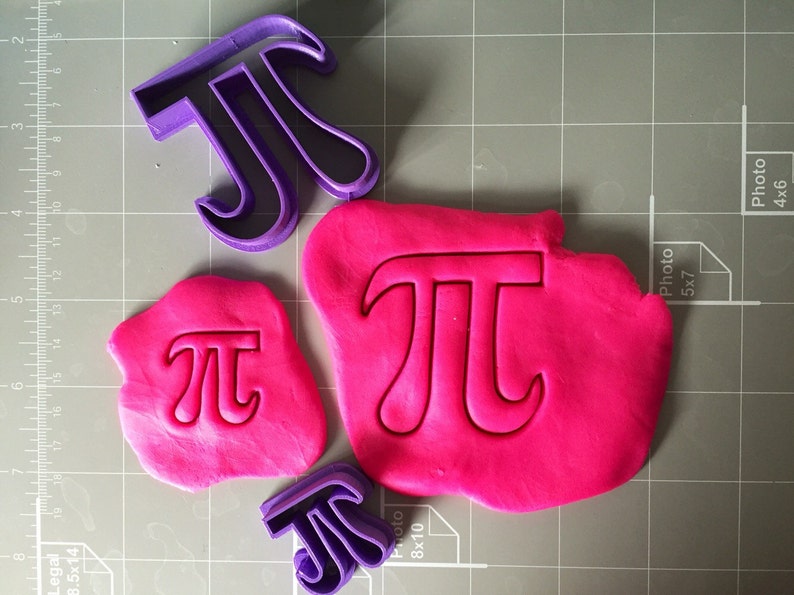 Pi Sign Cookie Cutter Select Your Size Fast Shipping Sharp Edges Exceptional Quality image 2