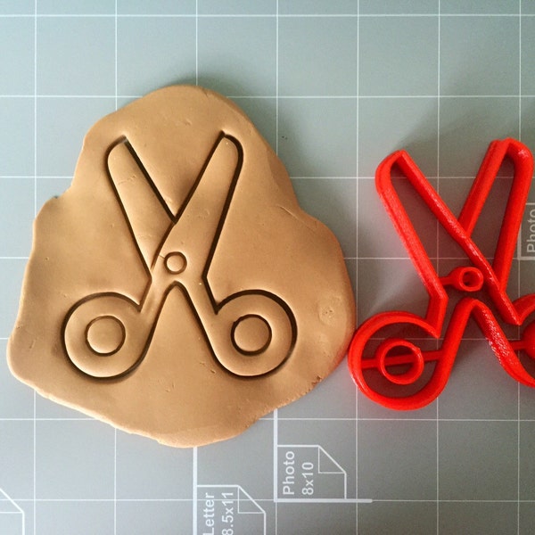 Scissor Cookie Cutter- Fast Shipping - Sharp Edges - Exceptional Quality