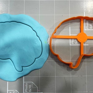Brain Anatomy Outline Cookie Cutter- Fast Shipping - Sharp Edges - Exceptional Quality