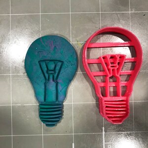 Light Bulb Cookie Cutter- Fast Shipping - Sharp Edges - Exceptional Quality
