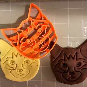 Cat Face Cookie Cutter- Fast Shipping - Sharp Edges - Exceptional Quality