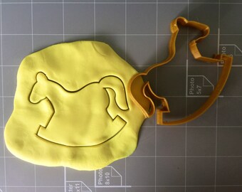 Rocking Horse Cookie Cutter- Fast Shipping - Sharp Edges - Exceptional Quality
