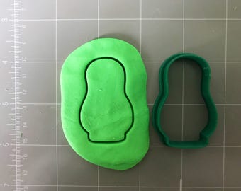Matryoshka Cookie Cutter- Fast Shipping - Sharp Edges - Exceptional Quality