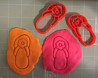 Flip Flop Cookie Cutter- Fast Shipping - Sharp Edges - Exceptional Quality
