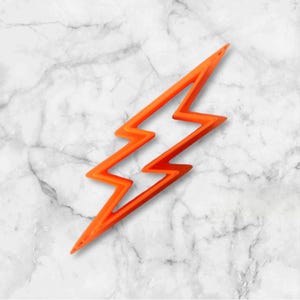 Lighting Bolt Cookie Cutter- Fast Shipping - Sharp Edges - Exceptional Quality