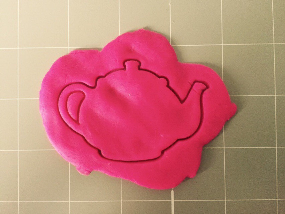 Teapot Cookie Cutter Fast Shipping Sharp Edges Etsy