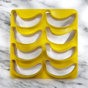 3”x8 Banana Outline - Fast Shipping - Sharp Edges - Exceptional Quality