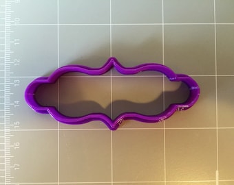 Fancy Label cookie cutter- Fast Shipping - Sharp Edges - Exceptional Quality