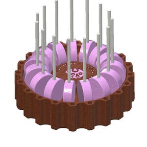 1.5&quot; Diameter Disk Shape Cake Pop Holder - Fast Shipping - Exceptional Quality