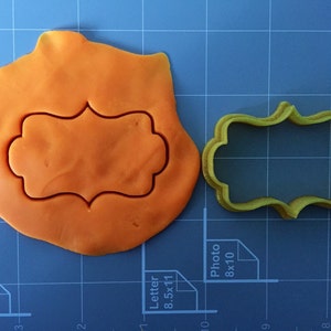 Plaque shape 2 Cookie Cutter- Fast Shipping - Sharp Edges - Exceptional Quality