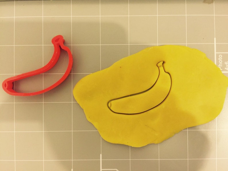 Banana Cookie Cutter Fast Shipping Sharp Edges Etsy