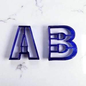 Alphabet Cookie Cutter- Fast Shipping - Sharp Edges - Exceptional Quality