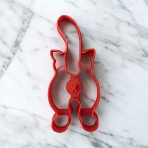 Cortador de galletas con forma de trasero de gato - Envío rápido - Bordes afilados - Calidad excepcional