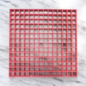 0.5” x 196 square shape Multicutter (8&quot;x8&quot;)- Fast Shipping - Sharp Edges - Exceptional Quality